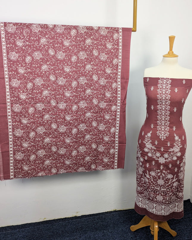 Fancy Embroidered Lawn Full Jaal Work