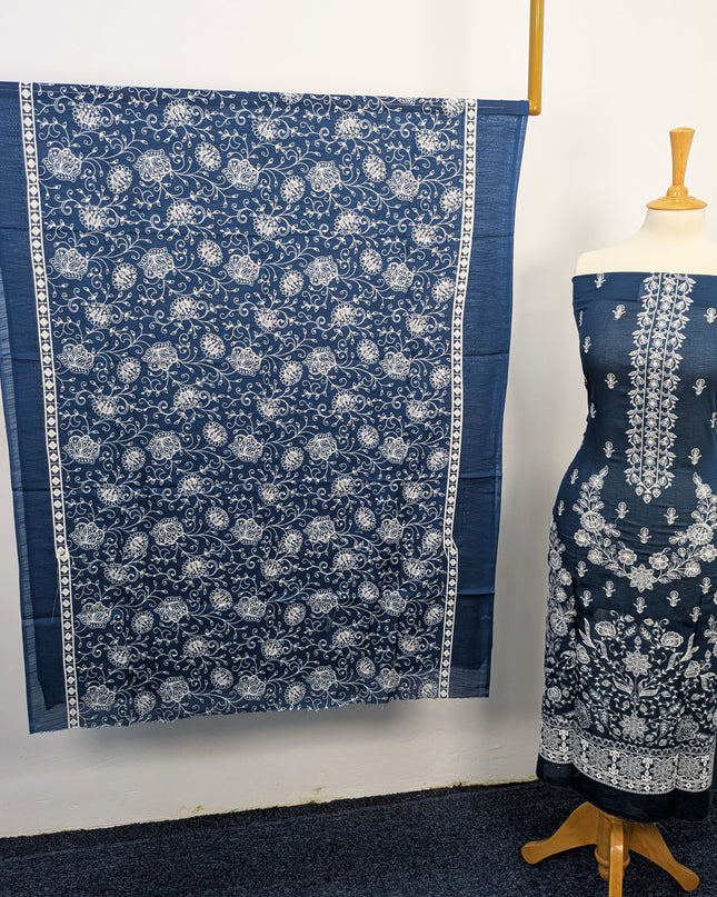 Fancy Embroidered Lawn Full Jaal Work