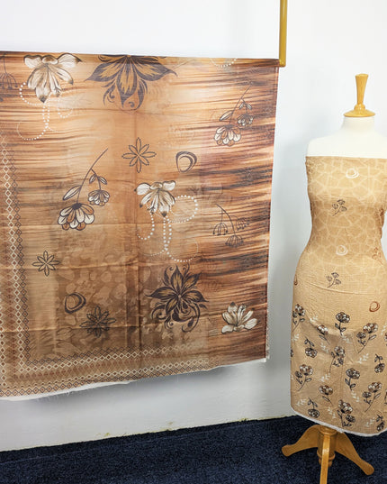 Fancy Digital Printed Lawn With Chikankari Work