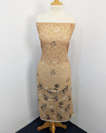 Fancy Digital Printed Lawn With Chikankari Work