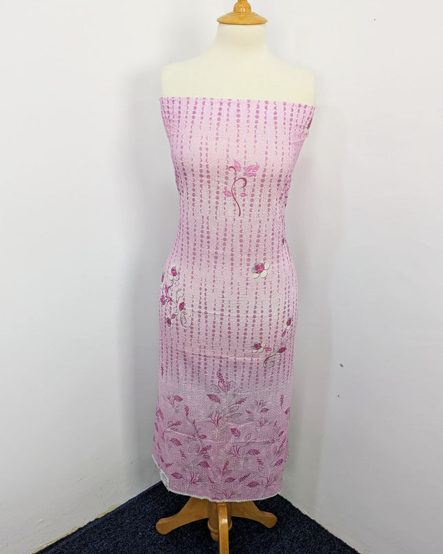Fancy Digital Printed Lawn With Chikankari Work
