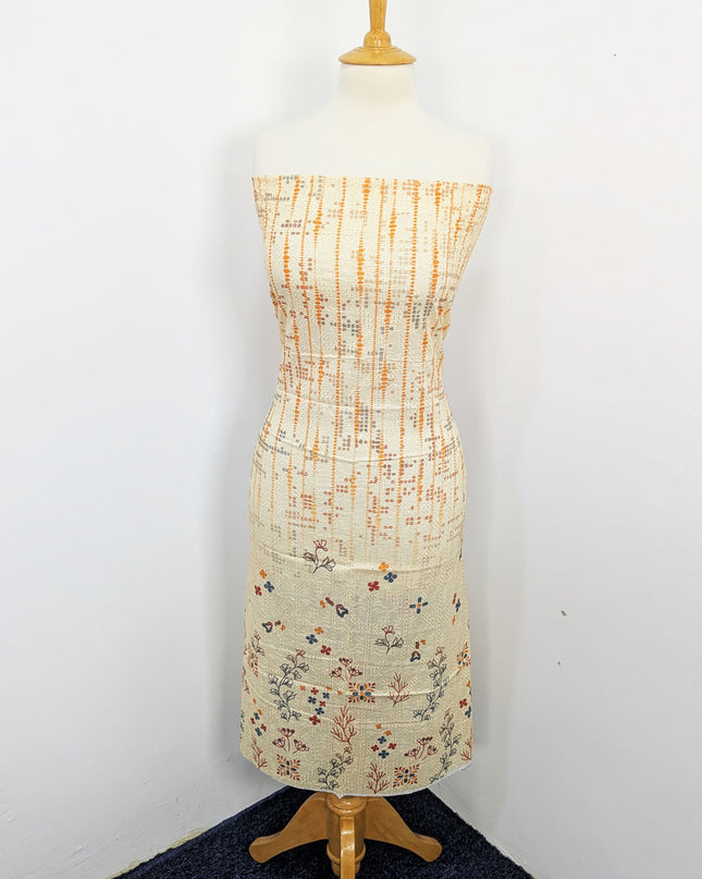 Fancy Digital Printed Lawn With Chikankari Work