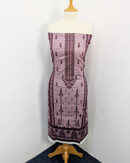 Fancy Embroidered + Printed Lawn Unstitched