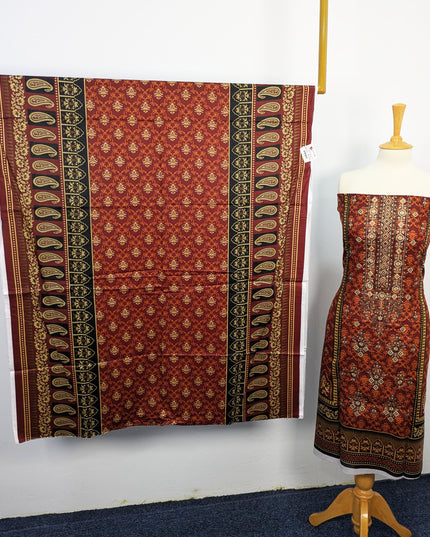 Fancy Embroidered + Printed Lawn Unstitched
