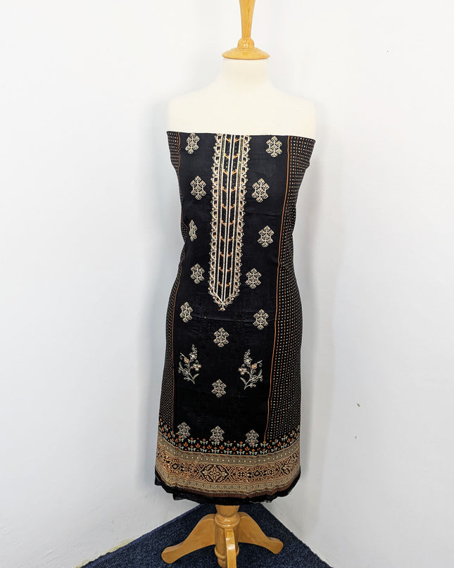 Fancy Embroidered + Printed Lawn  Unstitched
