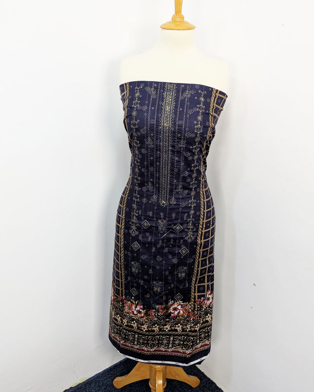 Fancy Embroidered + Printed Lawn Unstitched