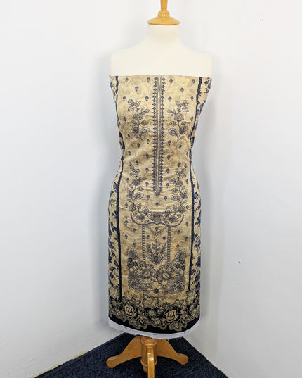 Fancy Embroidered + Printed Lawn 3piece Unstitched