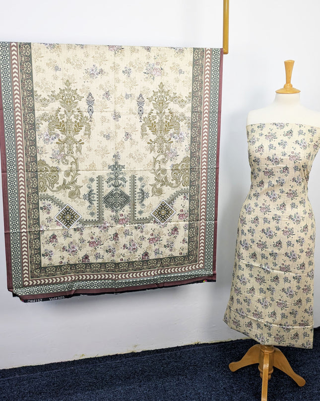 Fancy Printed Lawn Mother Collection  Unstitched