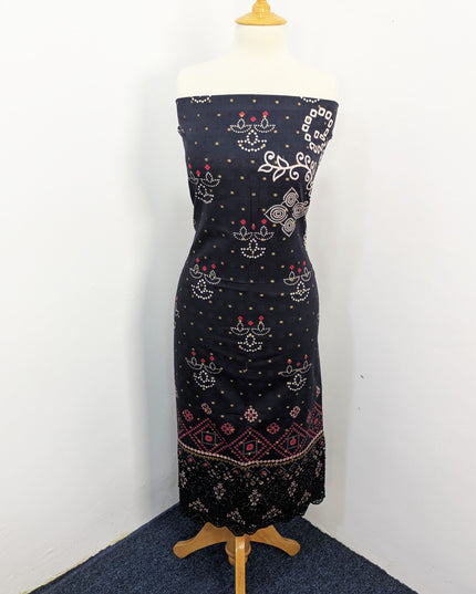 Fancy Embroidered + Digital Printed Lawn With Chiffon Dupatta