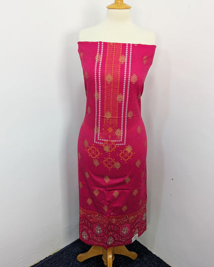 Fancy Embroidered + Digital Printed Lawn With Chiffon Dupatta