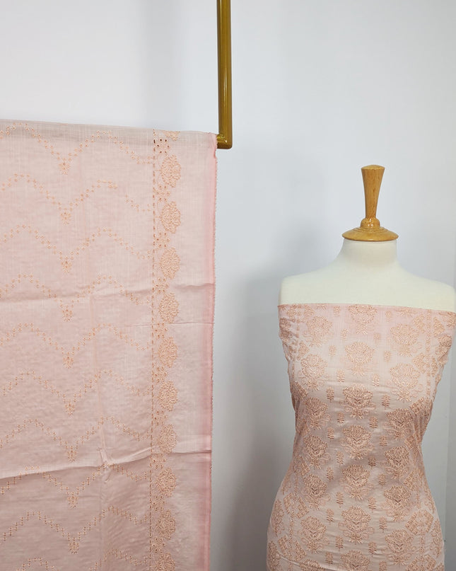 Fancy Bana Doriya Lawn With Chikankari Work