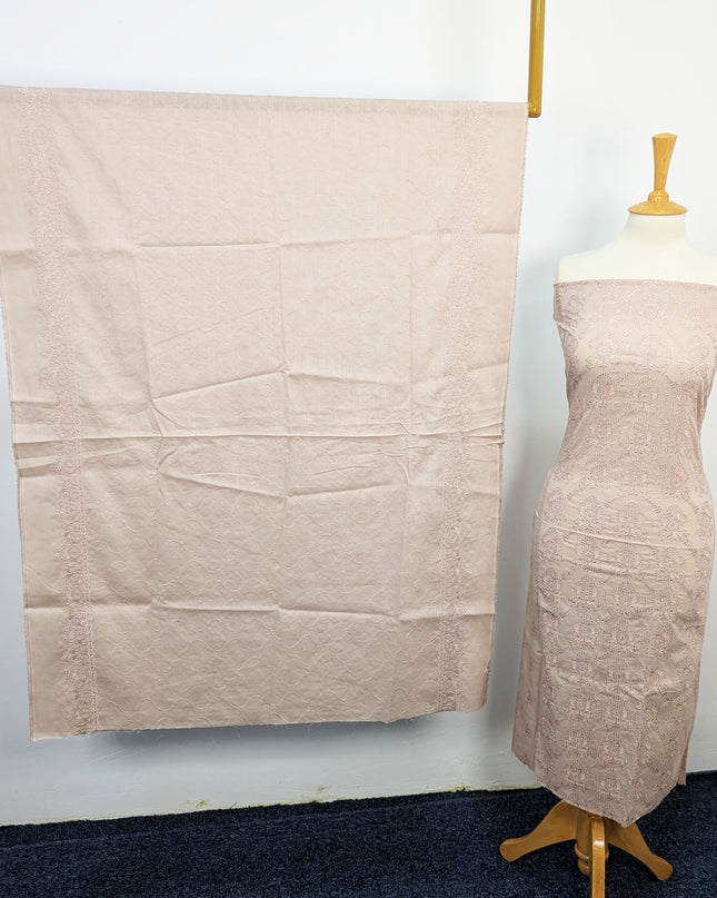 Fancy Bana Doriya Lawn With Chikankari Work