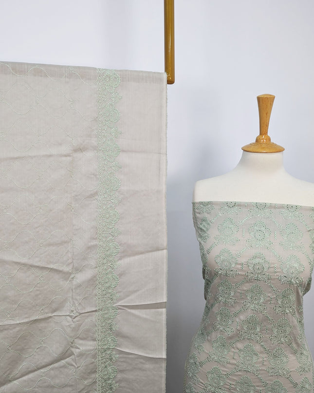 Fancy Bana Doriya Lawn With Chikankari Work