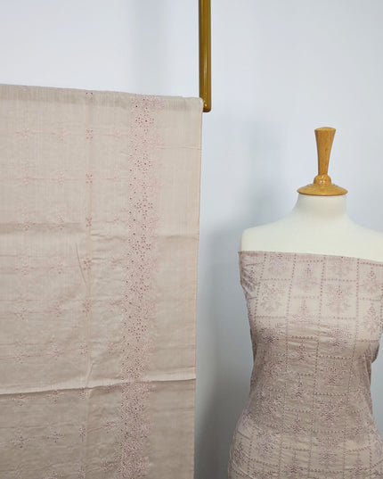Fancy Bana Doriya Lawn With Chikankari Work