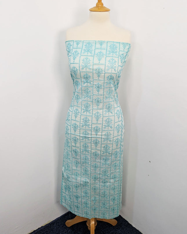 Fancy Bana Doriya Lawn With Chikankari Work