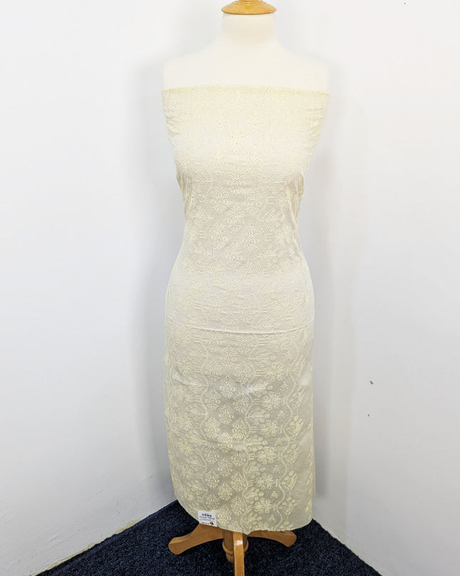 Fancy Bana Doriya Lawn With Chikankari Work