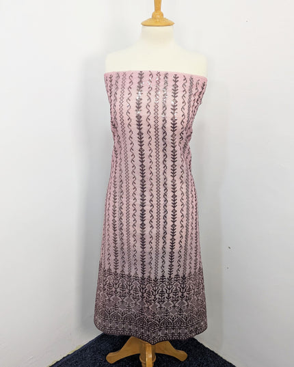 Fancy Embroidered Khaadi Net Full Jaal Unstitched