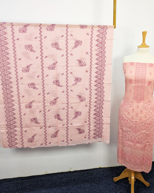 Fancy Embroidered Lawn 3piece Unstitched