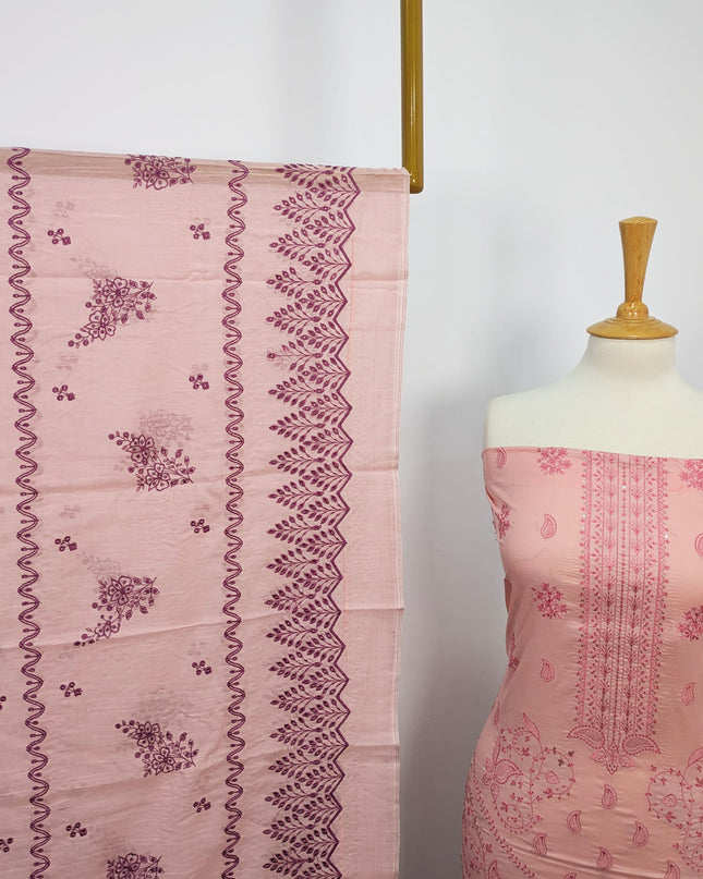 Fancy Embroidered Lawn 3piece Unstitched