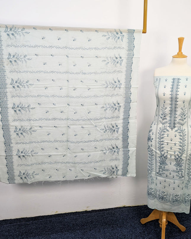 Fancy Embroidered Lawn 3piece Unstitched