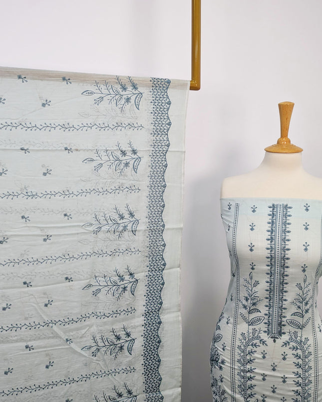 Fancy Embroidered Lawn 3piece Unstitched