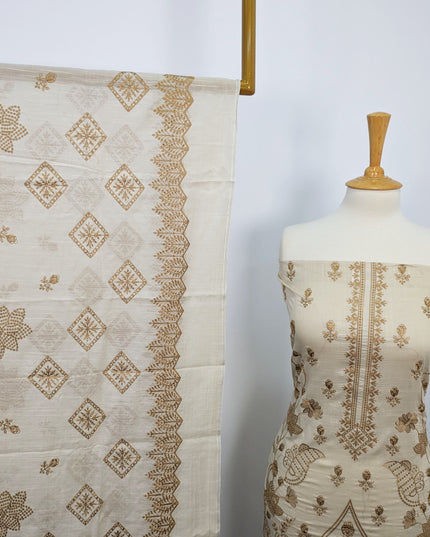 Fancy Embroidered Lawn 3piece Unstitched