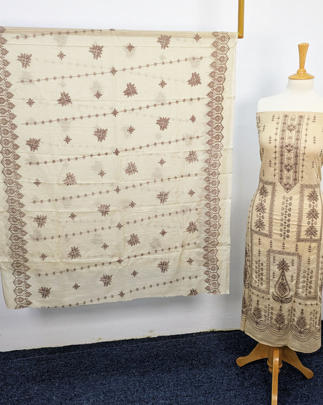 Fancy Embroidered Lawn 3piece Unstitched