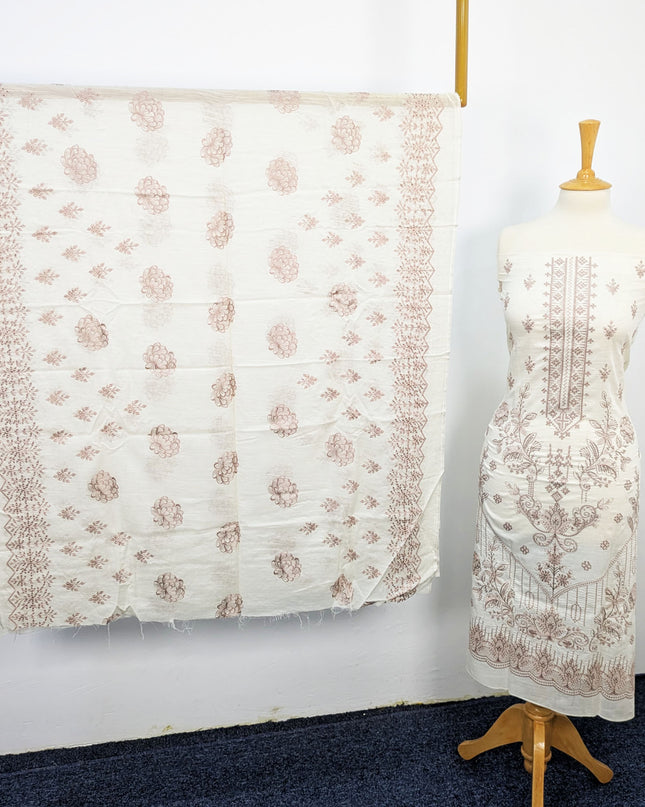 Fancy Embroidered Lawn 3piece Unstitched
