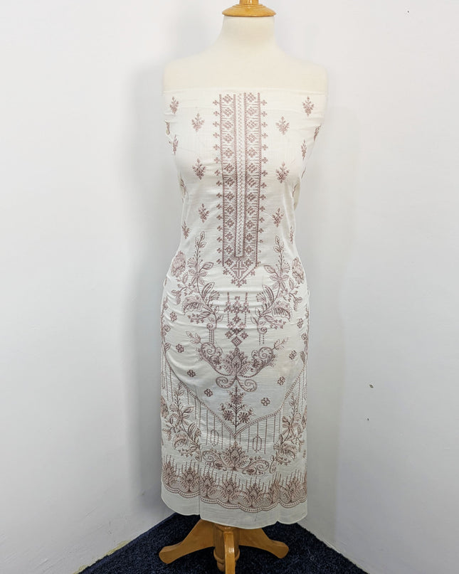Fancy Embroidered Lawn 3piece Unstitched