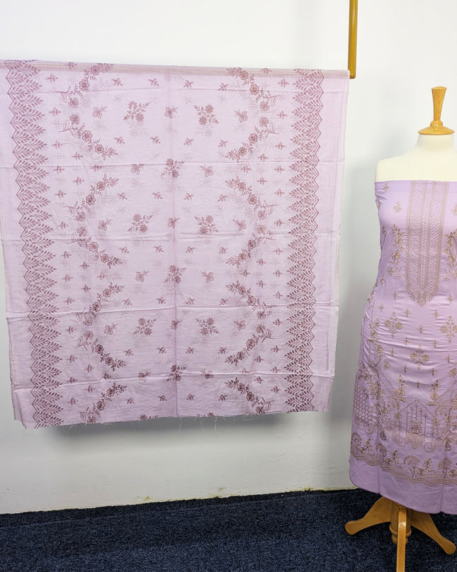 Fancy Embroidered Lawn 3piece Unstitched