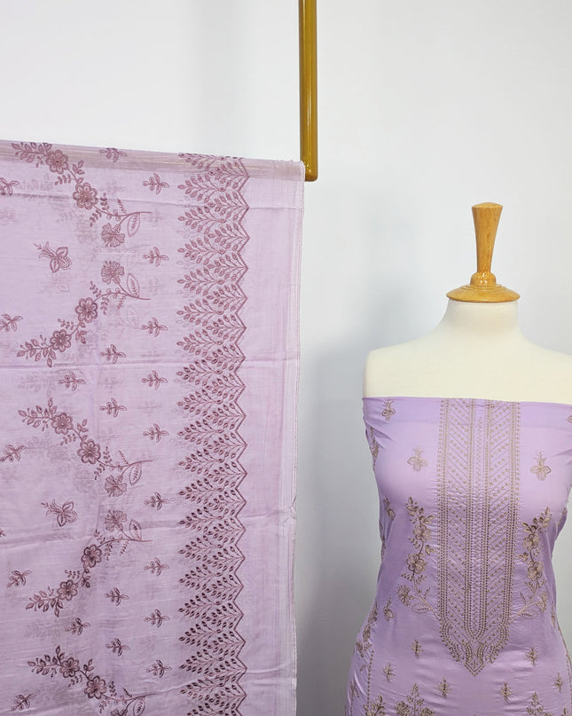 Fancy Embroidered Lawn 3piece Unstitched
