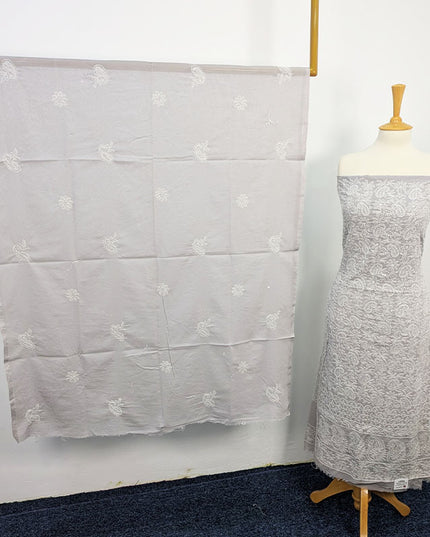 Handmade Embroidered Lawn With Chikankari/Shadow Work