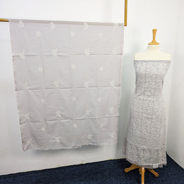 Handmade Embroidered Lawn With Chikankari/Shadow Work