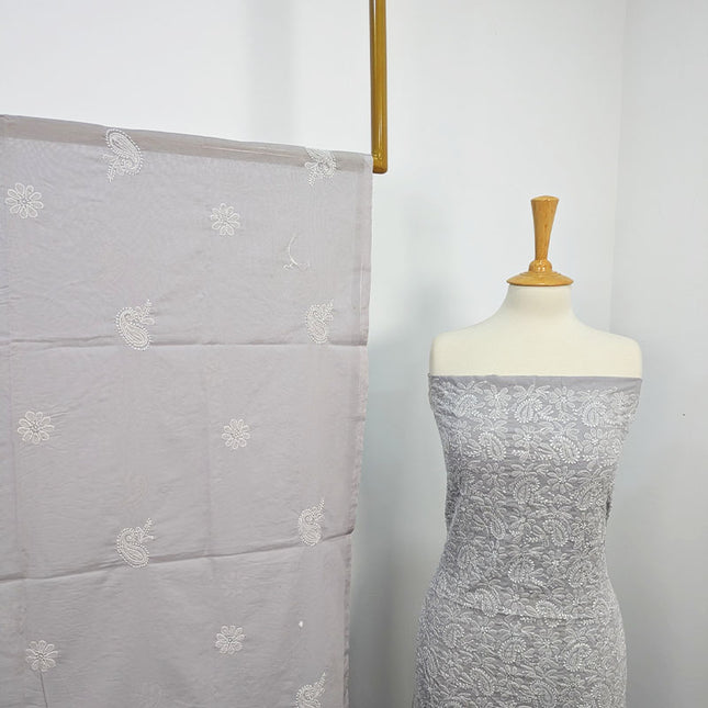Handmade Embroidered Lawn With Chikankari/Shadow Work