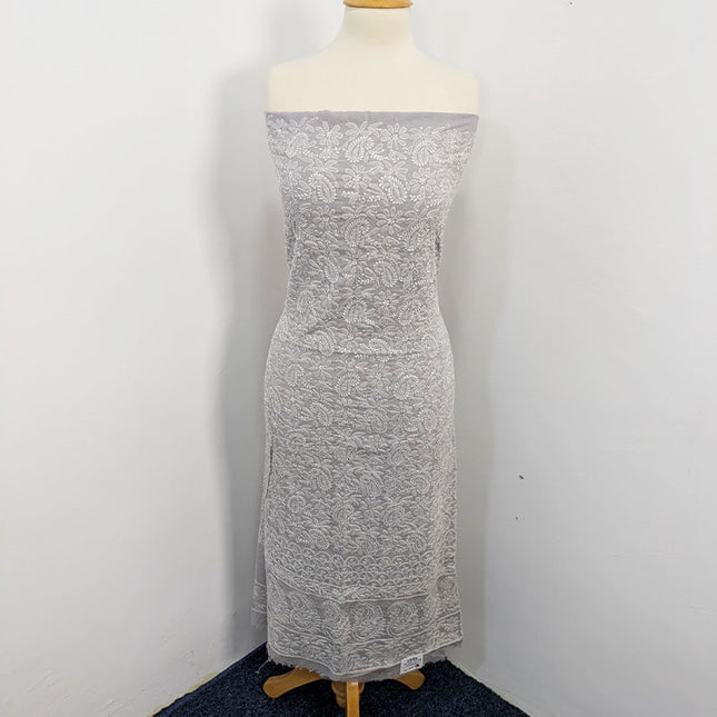 Handmade Embroidered Lawn With Chikankari/Shadow Work