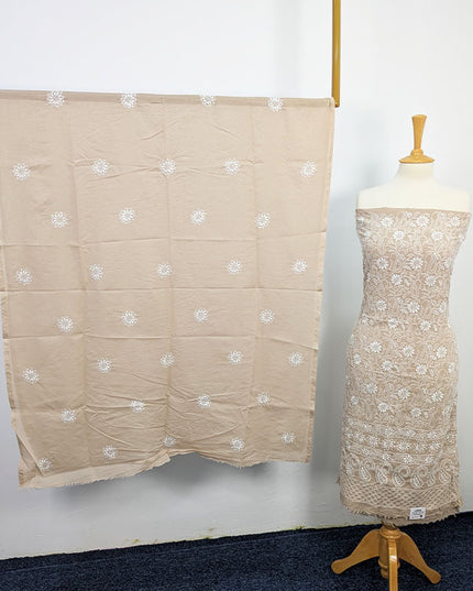 Handmade Embroidered Lawn With Chikankari/Shadow Work