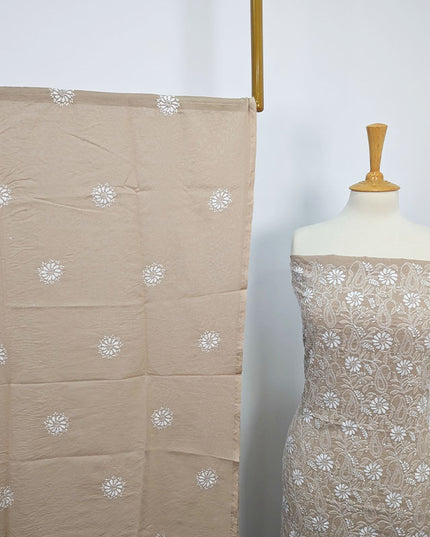 Handmade Embroidered Lawn With Chikankari/Shadow Work