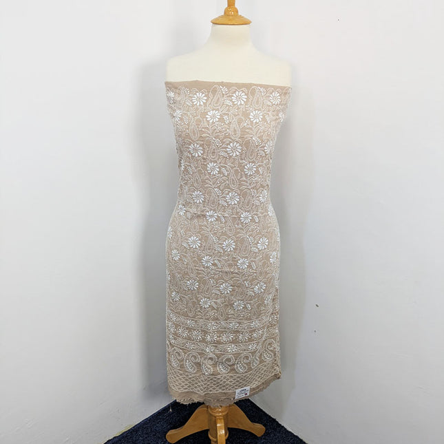 Handmade Embroidered Lawn With Chikankari/Shadow Work