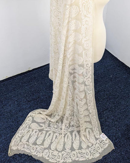 Handmade Pure China Crinkle Kacha Pakka Work
