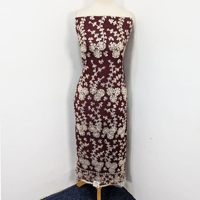 Handmade Full Jaal LCD Gotta Work Chiffon 2PC Unstitched