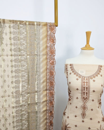 3PC Unstitched Lawn