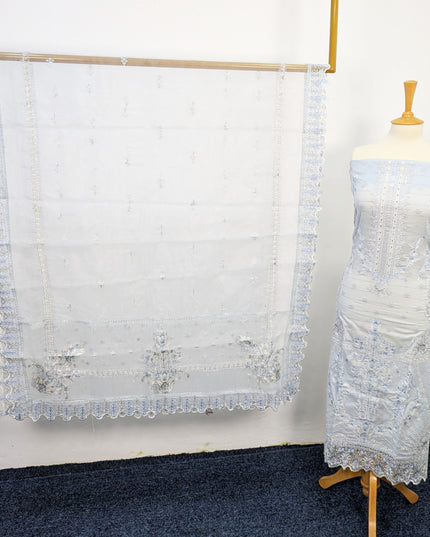 3PC Unstitched Lawn