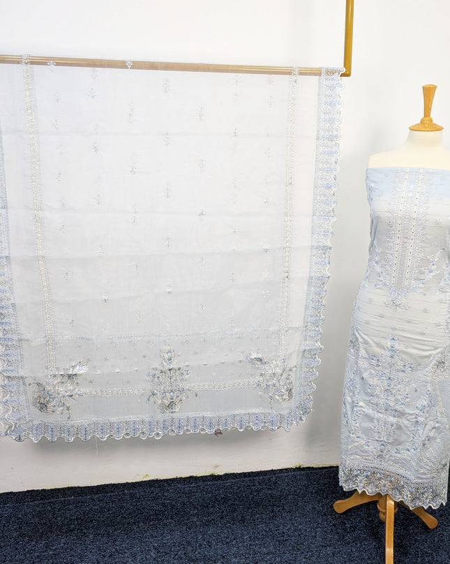 3PC Unstitched Lawn