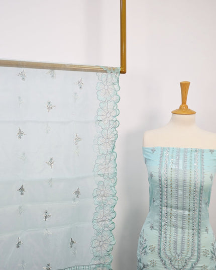 3PC Unstitched Lawn