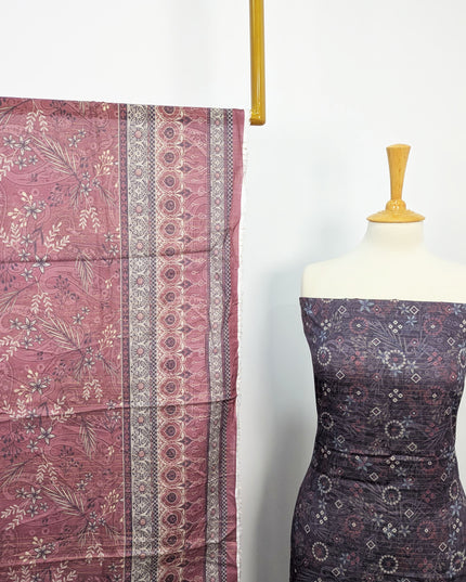 3PC Unstitched Digital Printed Lawn