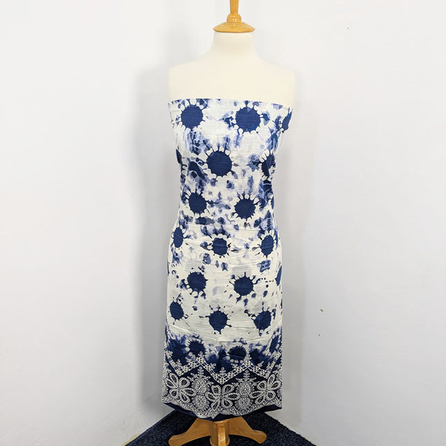Fancy Digital Printed Lawn With Chikankari Work