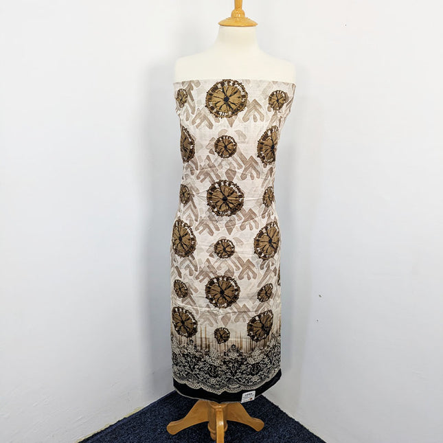 Fancy Digital Printed Lawn With Chikankari Work