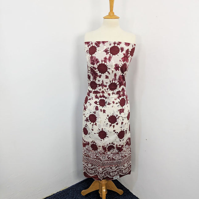 Fancy Digital Printed Lawn With Chikankari Work