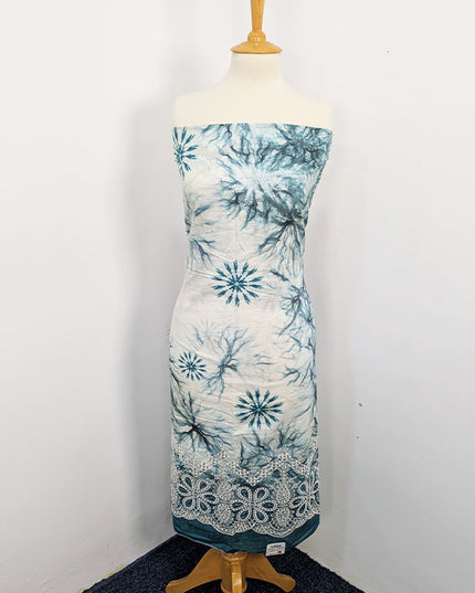 Fancy Digital Printed Lawn With Chikankari Work