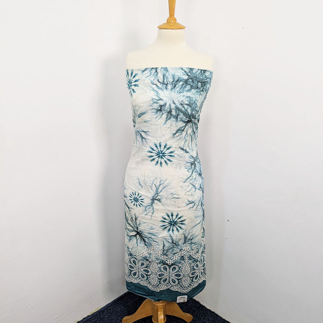 Fancy Digital Printed Lawn With Chikankari Work